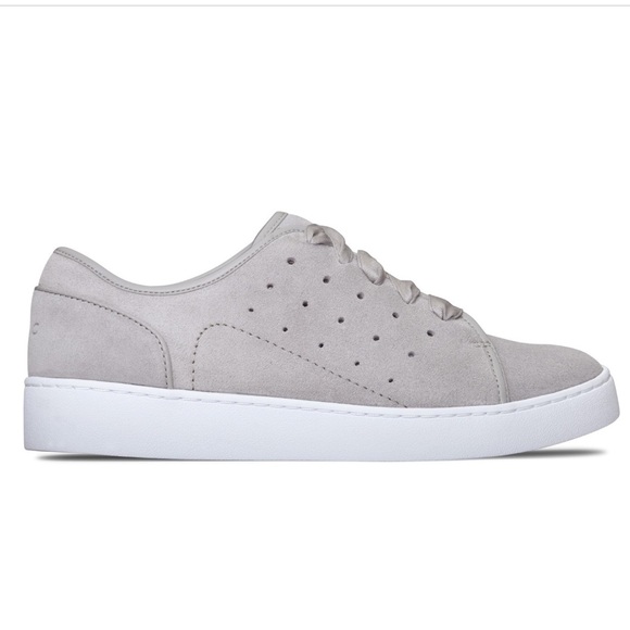 NIB Vionic Splendid Keke Suede Light Grey Sneakers - Picture 10 of 13
